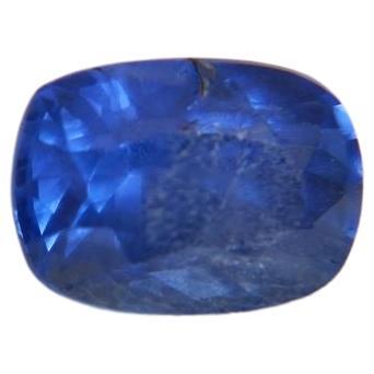1.13 ct Vivid Cornflower Blue Sapphire, Unheated, GIA For Sale