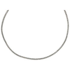 Collar de tenis de diamantes Vivid Diamonds de 10,95 quilates