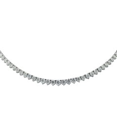 Vivid Diamonds 11.02 Carat Diamond Riviera Necklace