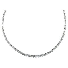 Vivid Diamonds 11.02 Carat Diamond Riviera Necklace 
