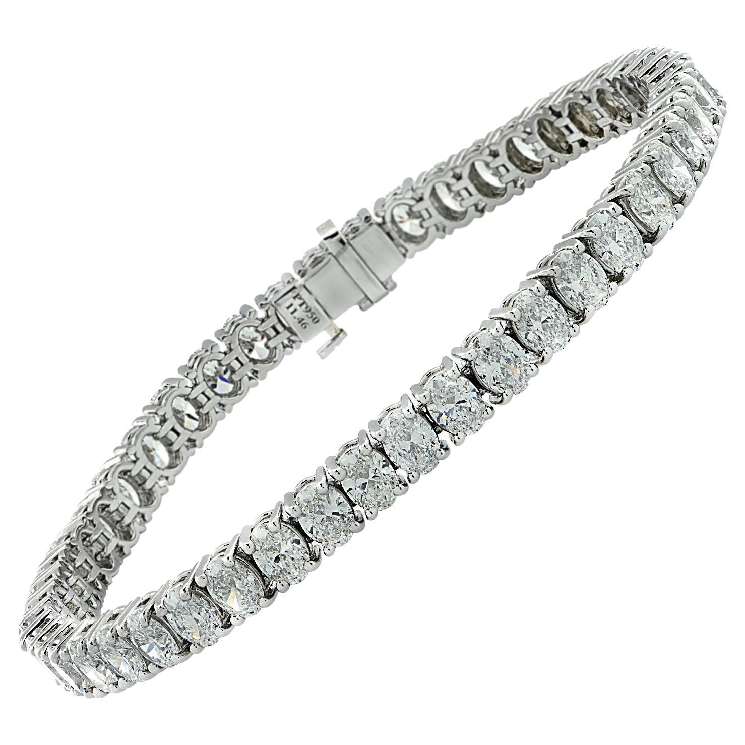 Vivid Diamonds Bracelet tennis en diamants de 11,23 carats