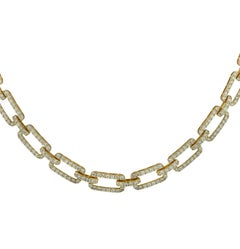 Vivid Diamonds 12.45 Carat Diamond Necklace