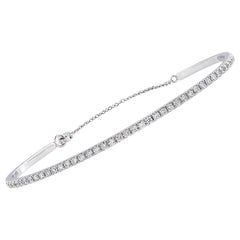 Vivid Diamonds 1.25 Carat Diamond Cuff Bangle Bracelet