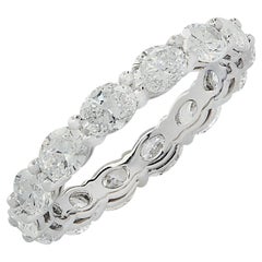 Vivid Diamonds, anneau d'éternité de 2.60 carats de diamants est-ouest