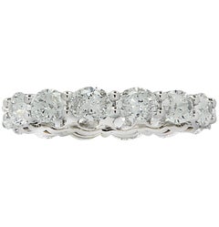 Vivid Diamonds 2.69 Carat East West Diamond Eternity Band