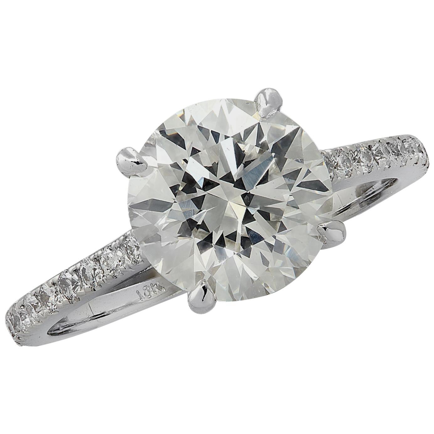 Vivid Diamonds 2.72 Carat Diamond Engagement Ring