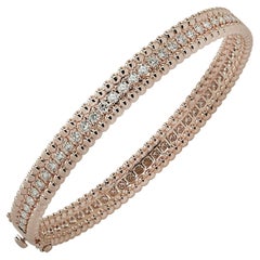 Vivid Diamonds 2.78 Carat Diamond Bangle Bracelet