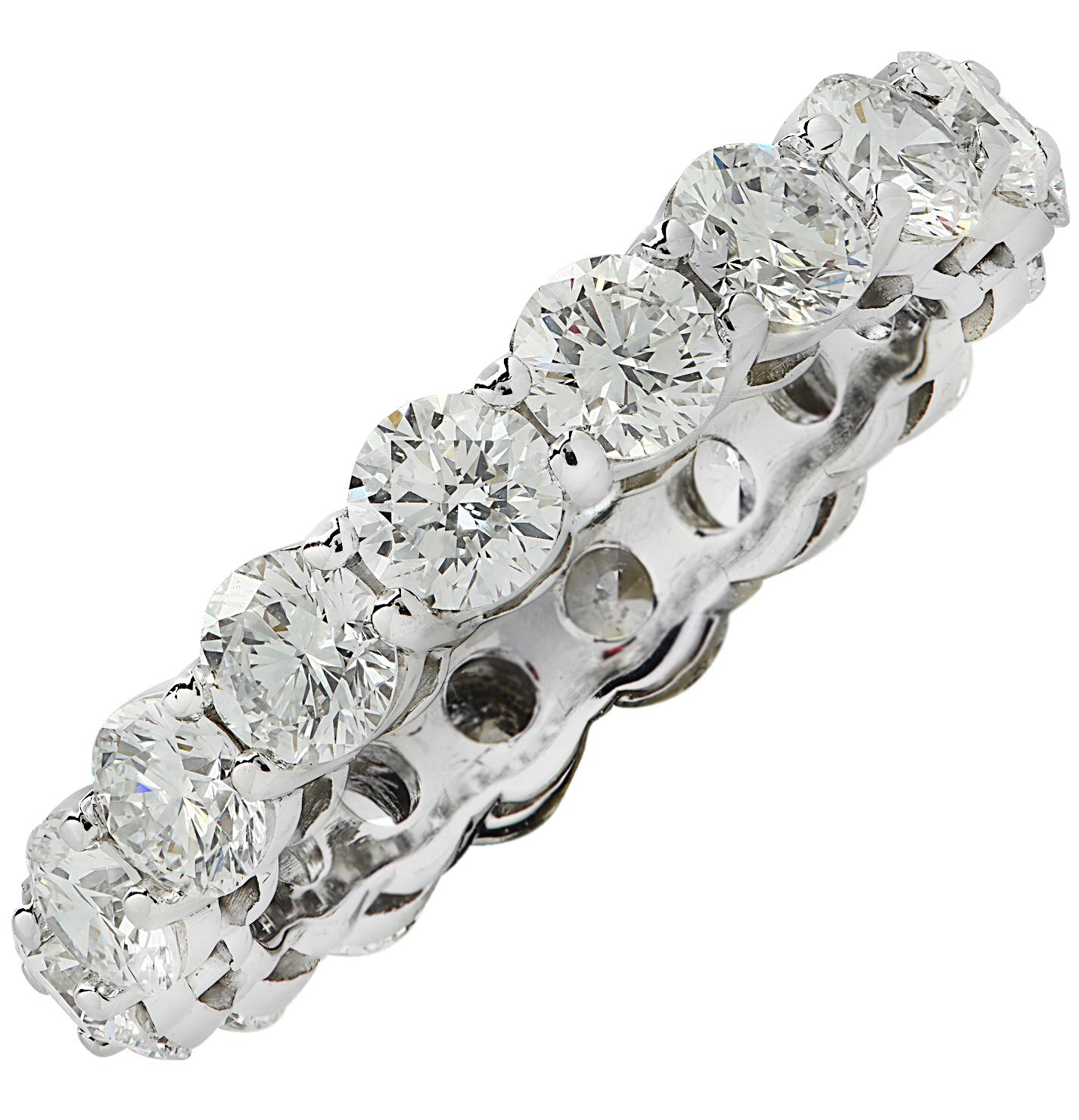 Bracelet d'éternité en diamants 3 carats et diamants vifs Neuf - En vente à Miami, FL