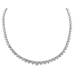 Vivid Diamonds 32 Carat Riviere Necklace