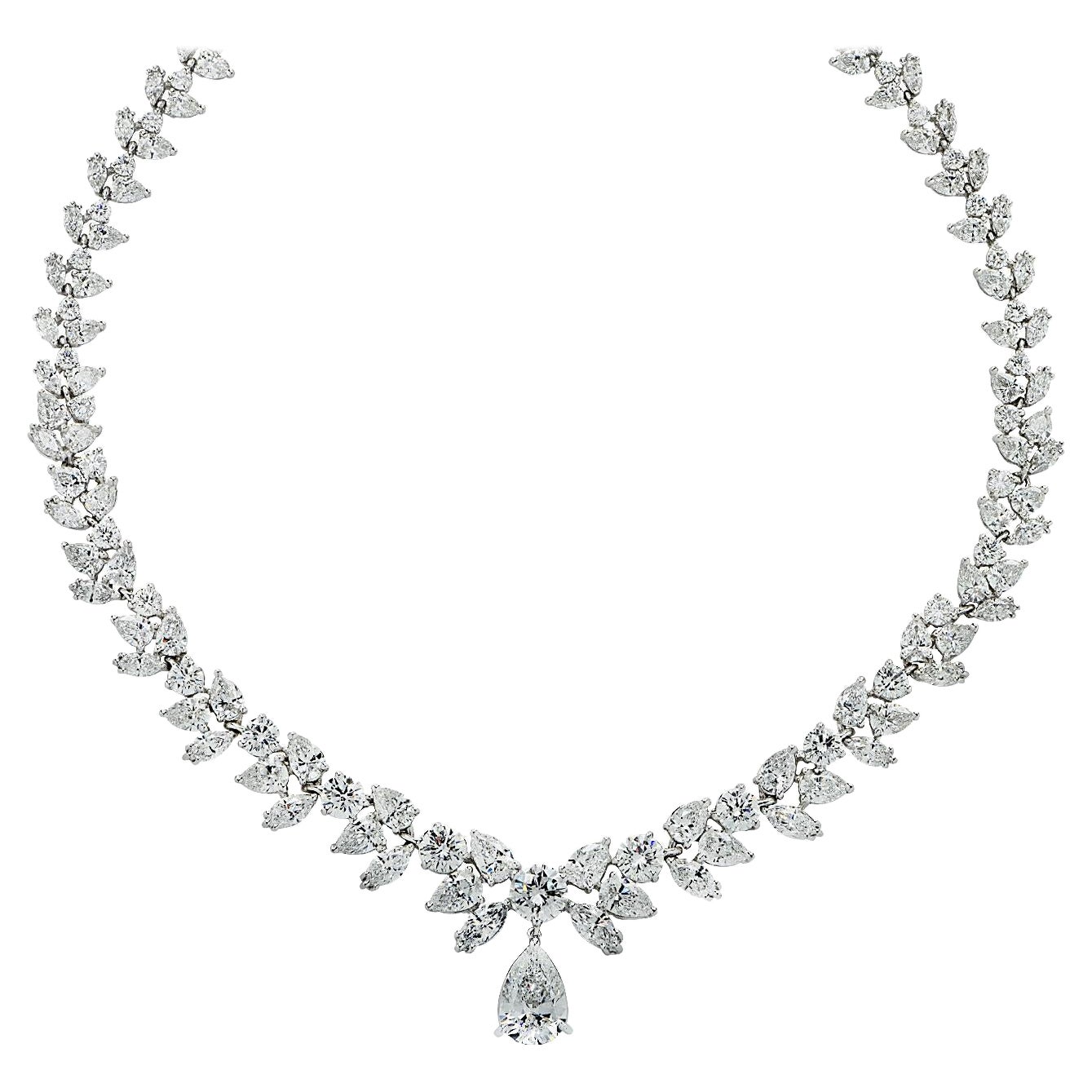 Vivid Diamonds 40.10 Carat Diamond Necklace