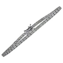 Vivid Diamonds 4.54 Carat Diamond Tennis Bracelet