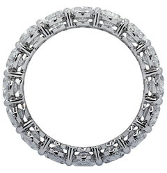 Vivid Diamonds 5.56 Carat Oval Eternity Band