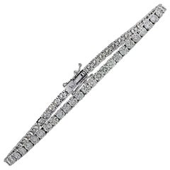 Vivid Diamonds 6.10 Carat Diamond Tennis Bracelet