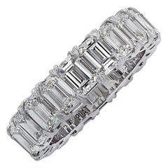 Vivid Diamonds 6.35 Carat Diamond Eternity Band