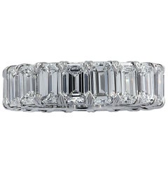 Vivid Diamonds 6.38 Carat Diamond Eternity Band
