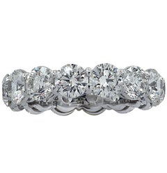Vivid Diamonds 7.29 Carat Diamond Eternity Band