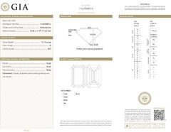 Vivid Diamonds GIA Certified 12.12 Carat Emerald Cut Engagement Ring