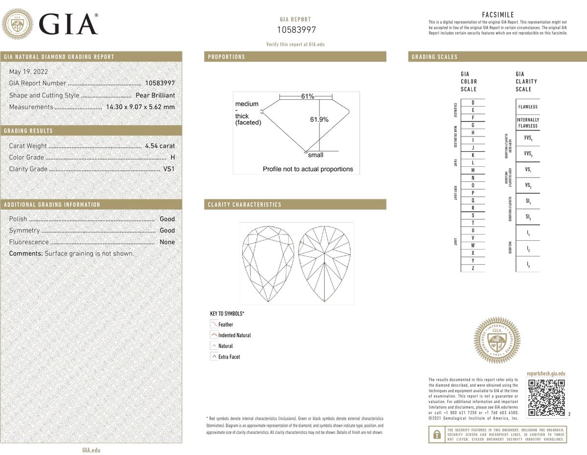 Moderne Vivid Diamonds Pendants d'oreilles en diamants de 14,8 carats certifiés GIA en vente