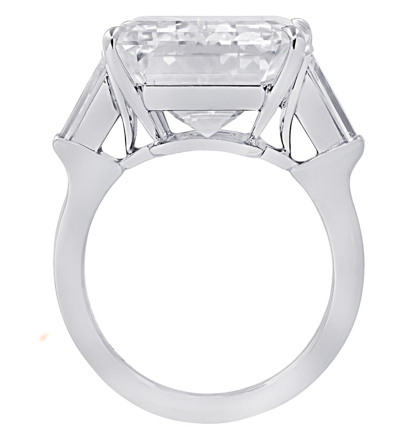 Modern Vivid Diamonds GIA Certified 17.02 Carat Diamond Engagement Ring