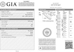 Pendientes de diamantes Vivid Diamonds con certificado GIA de 1,92 quilates