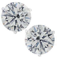 Vivid Diamonds GIA Certified 2.01 Carat Diamond Stud Earrings Vivid Diamonds GIA Certified 2.01 Carat Diamond Stud Earrings