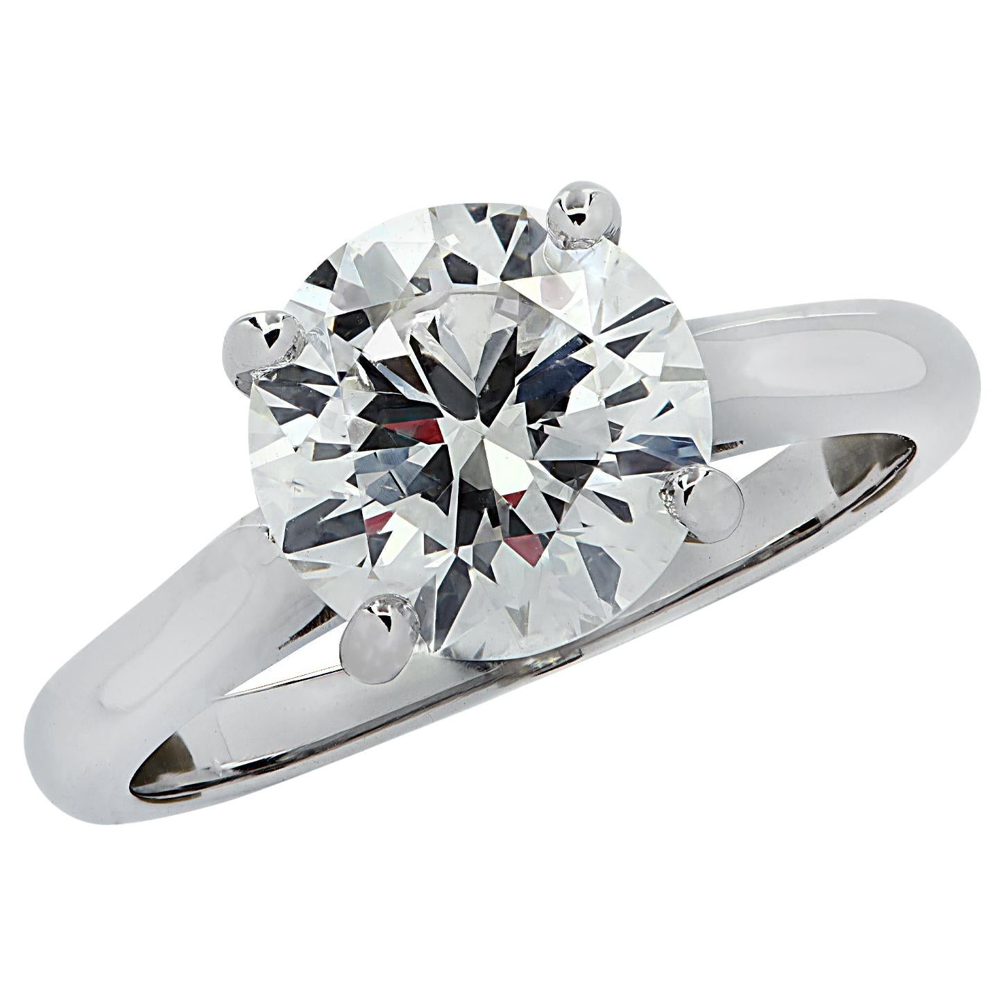 Vivid Diamonds GIA Certified 2.03 Carat Diamond Solitaire Engagement Ring