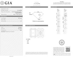 Vivid Diamonds GIA Certified 3.59 Carat Radiant Cut Diamond Engagement Ring