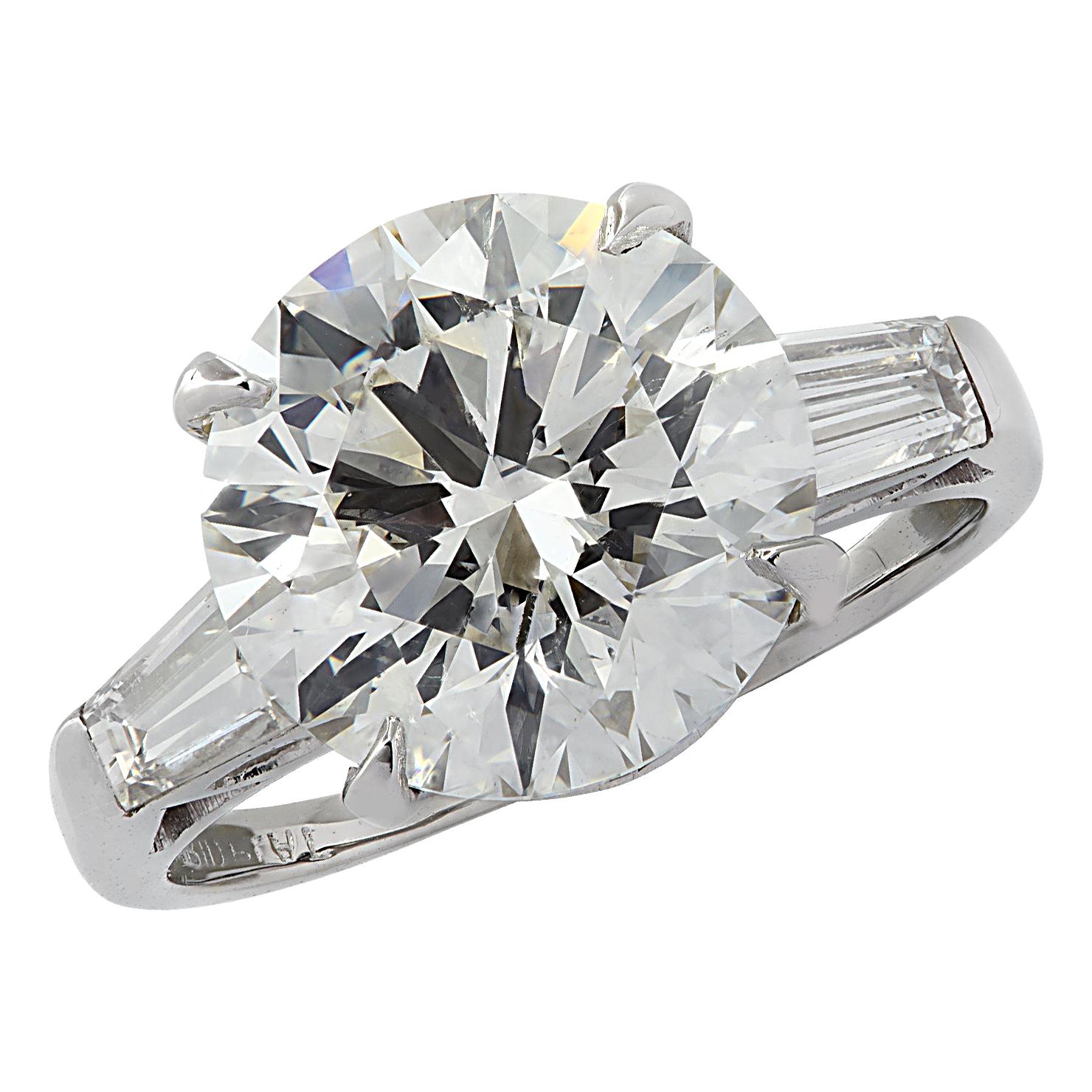 Vivid Diamonds GIA Certified 4.54 Carat Diamond Engagement Ring