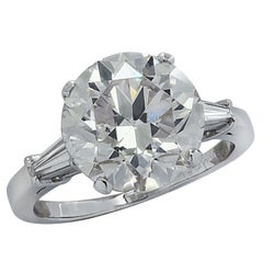 Vivid Diamonds GIA Certified 4.87 Carat Diamond Engagement Ring