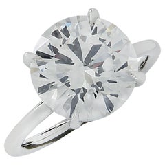 Vivid Diamonds GIA Certified 5.07 Carat Diamond Engagement Ring