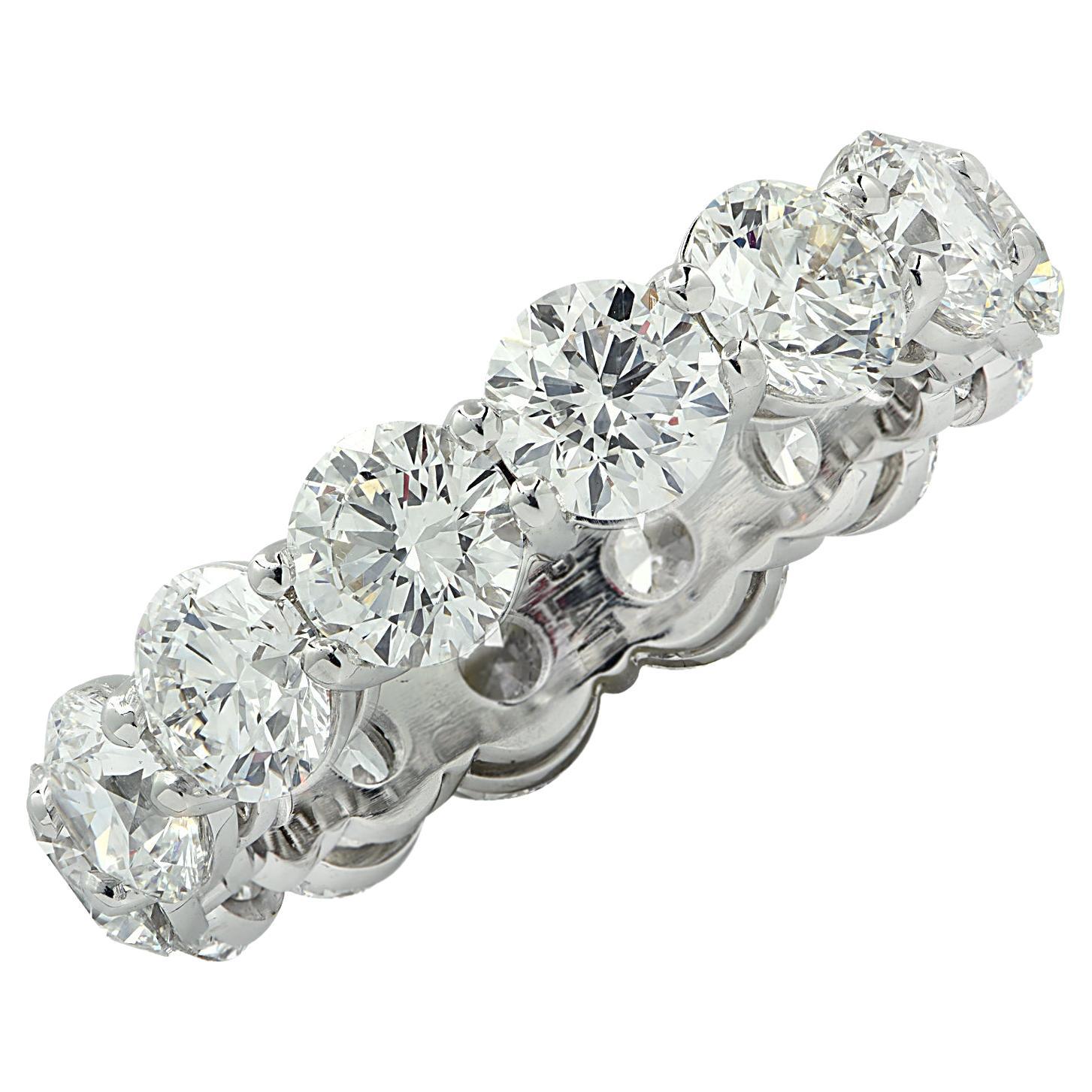 Vivid Diamonds Alianza de diamantes de 5.60 quilates con certificado GIA