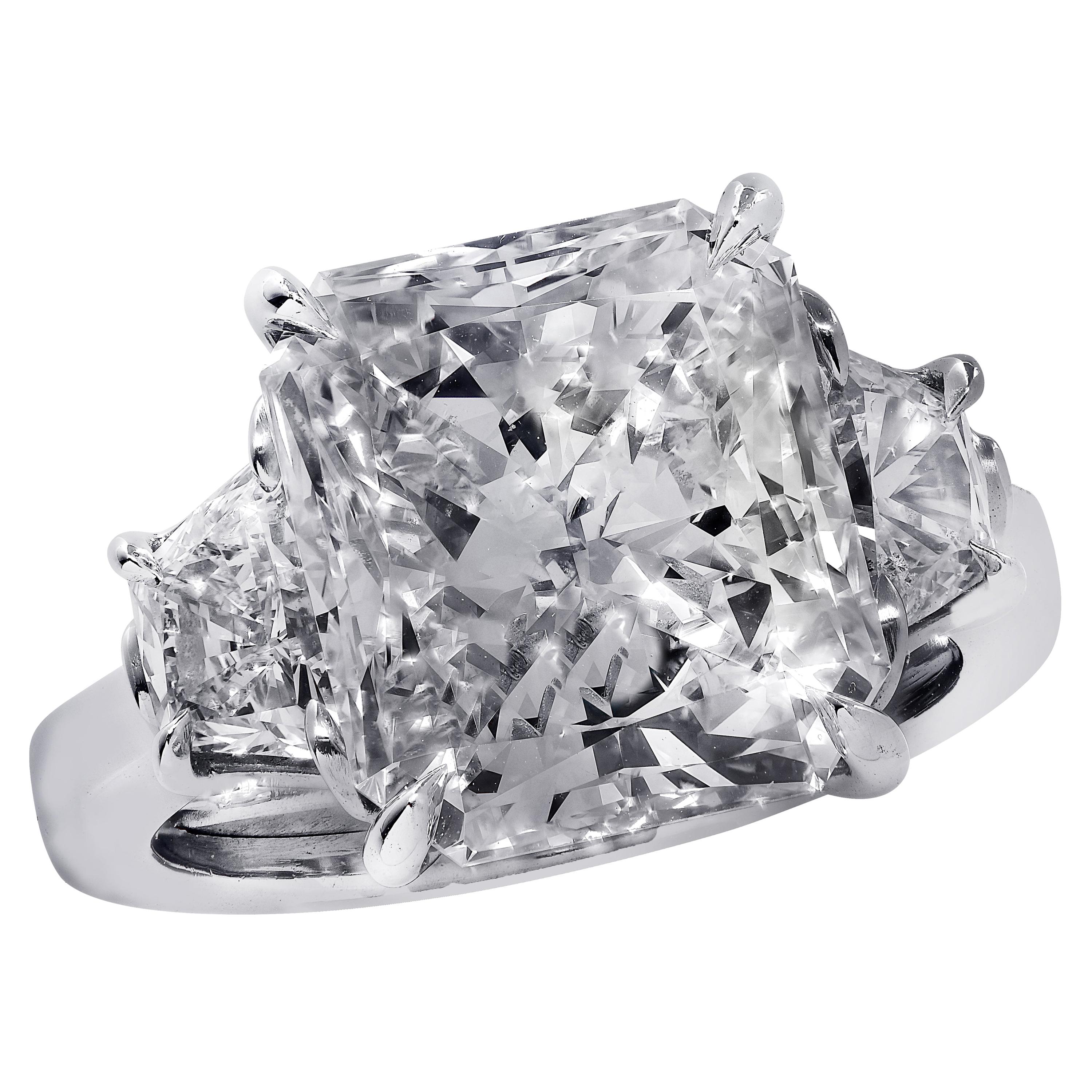 Vivid Diamonds GIA Certified 6.02 Carat Diamond Engagement Ring