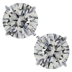 Vivid Diamonds Clous d'oreilles en diamants certifiés GIA de 6,14 carats