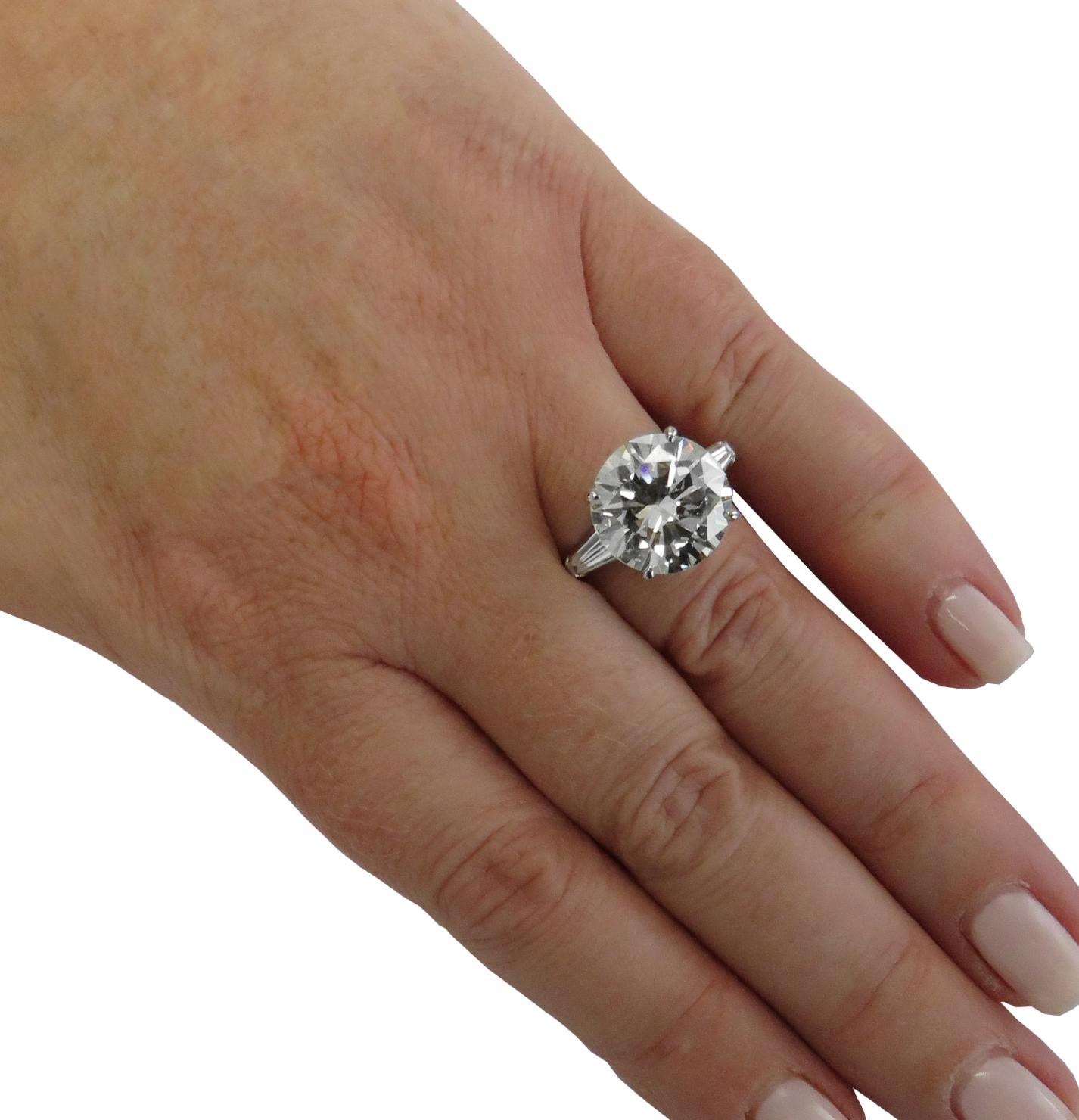 Vivid Diamonds GIA Certified 7.81 Carat Diamond Engagement Ring In New Condition In Miami, FL