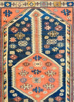 Tapis Azeri Vivid du début du XXe siècle