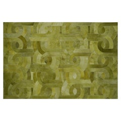 Tapis personnalisable « Psychedelic Paradiso Chartuese » aux couleurs vives, format XL