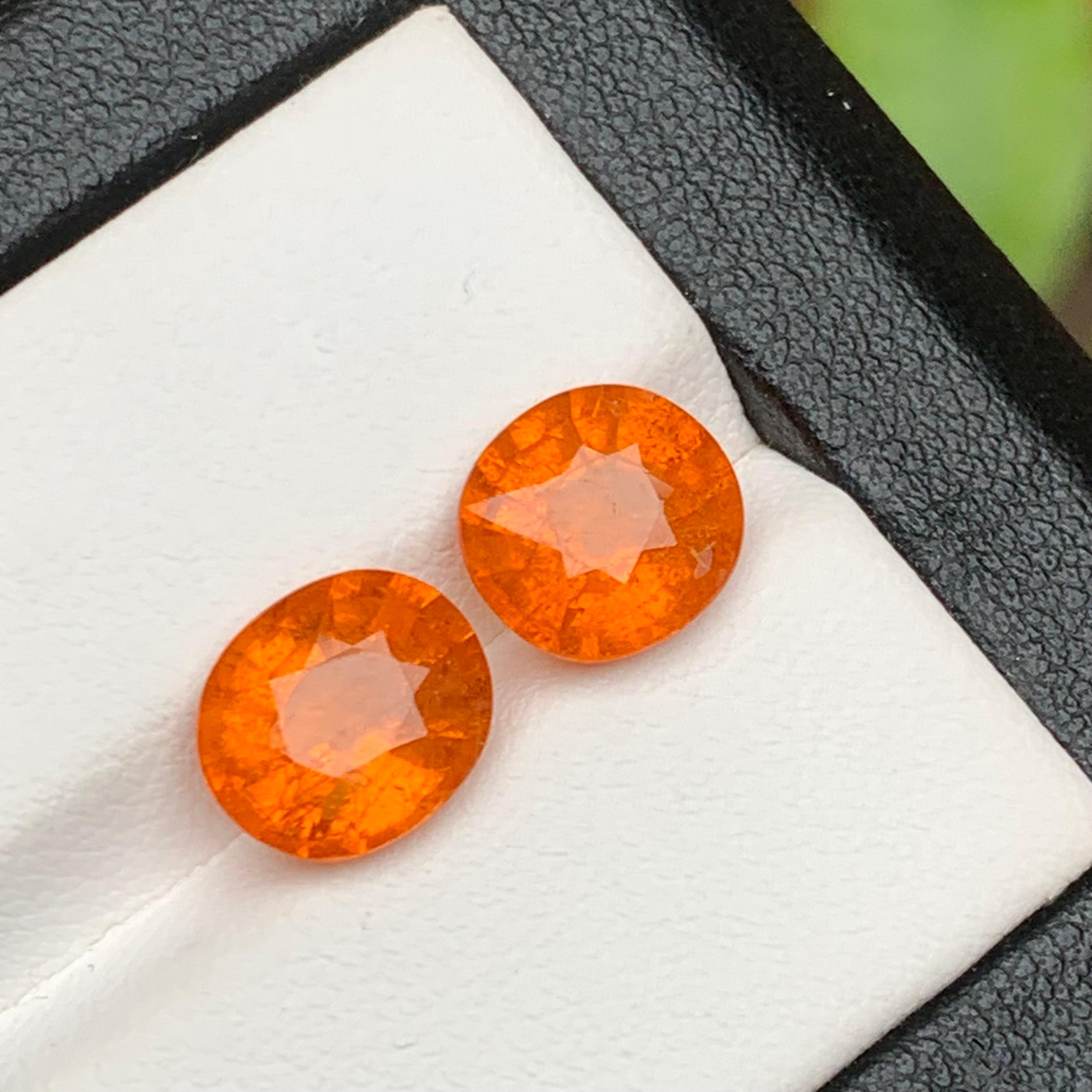 Vivid Fanta Orange Natural Spessartite/Spessartine/Mandarin Garnet 7.20 Ct-Jewel For Sale 4