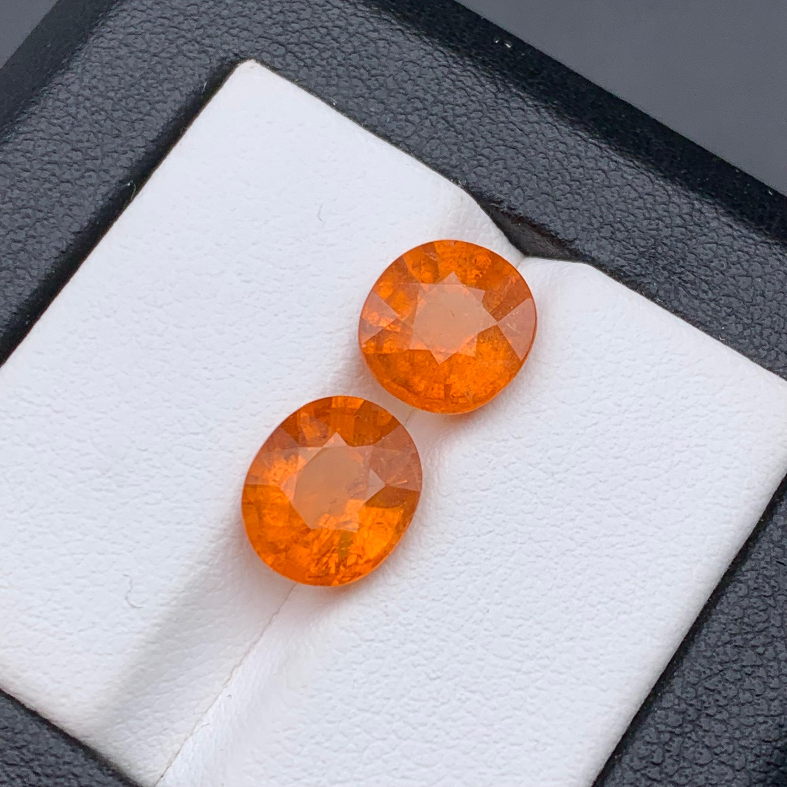 Vivid Fanta Orange Natural Spessartite/Spessartine/Mandarin Garnet 7.20 Ct-Jewel For Sale 5