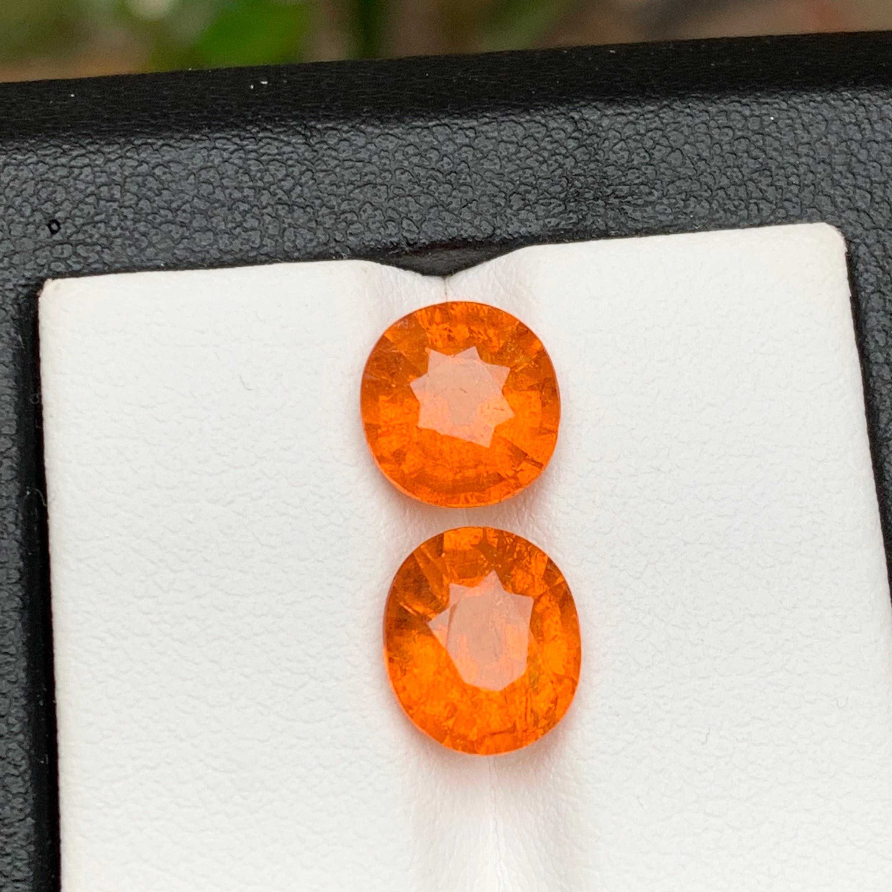 Vivid Fanta Orange Natural Spessartite/Spessartine/Mandarin Garnet 7.20 Ct-Jewel For Sale 7