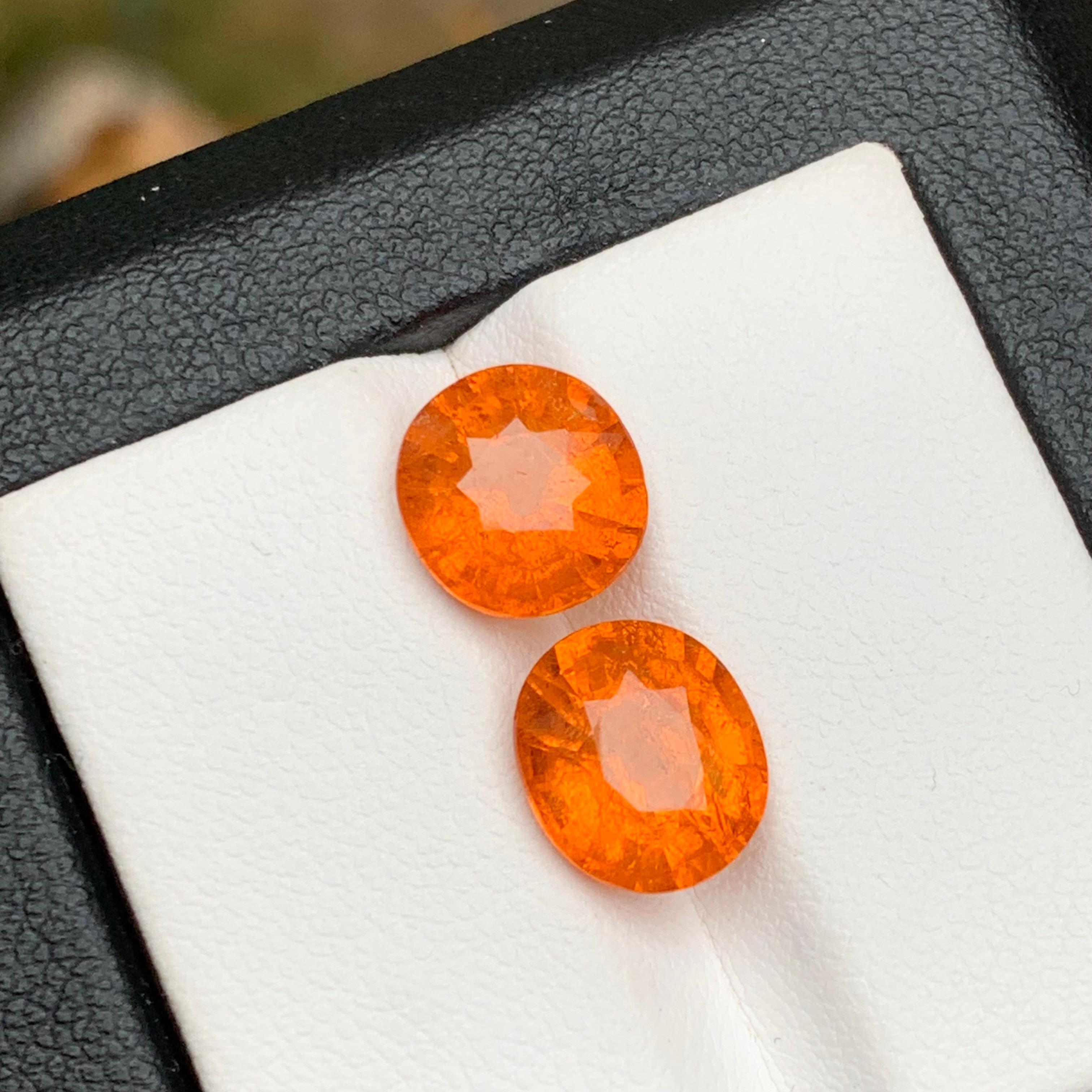 Vivid Fanta Orange Natural Spessartite/Spessartine/Mandarin Garnet 7.20 Ct-Jewel For Sale 1
