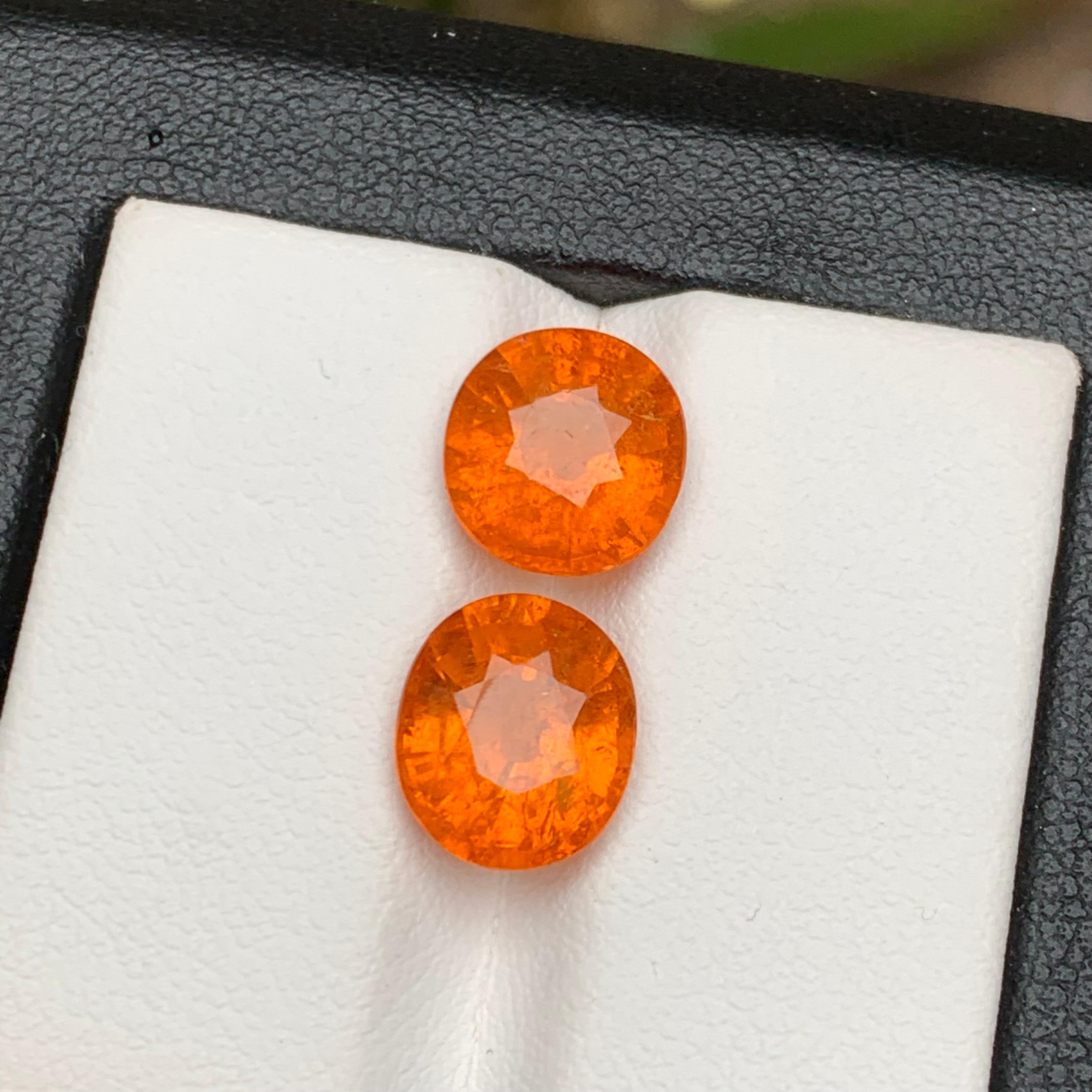 Vivid Fanta Orange Natural Spessartite/Spessartine/Mandarin Garnet 7.20 Ct-Jewel For Sale 3