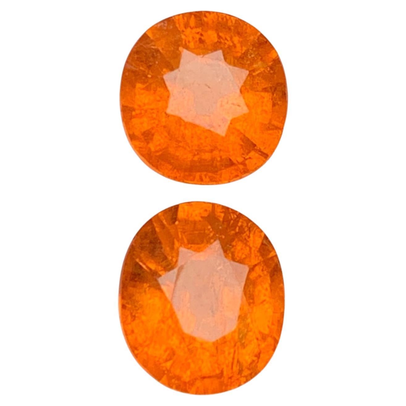 Spessartite/Spessartina/Granato Mandarino Naturale Arancione Fanta Vivido 7.20 Ct-Jewell