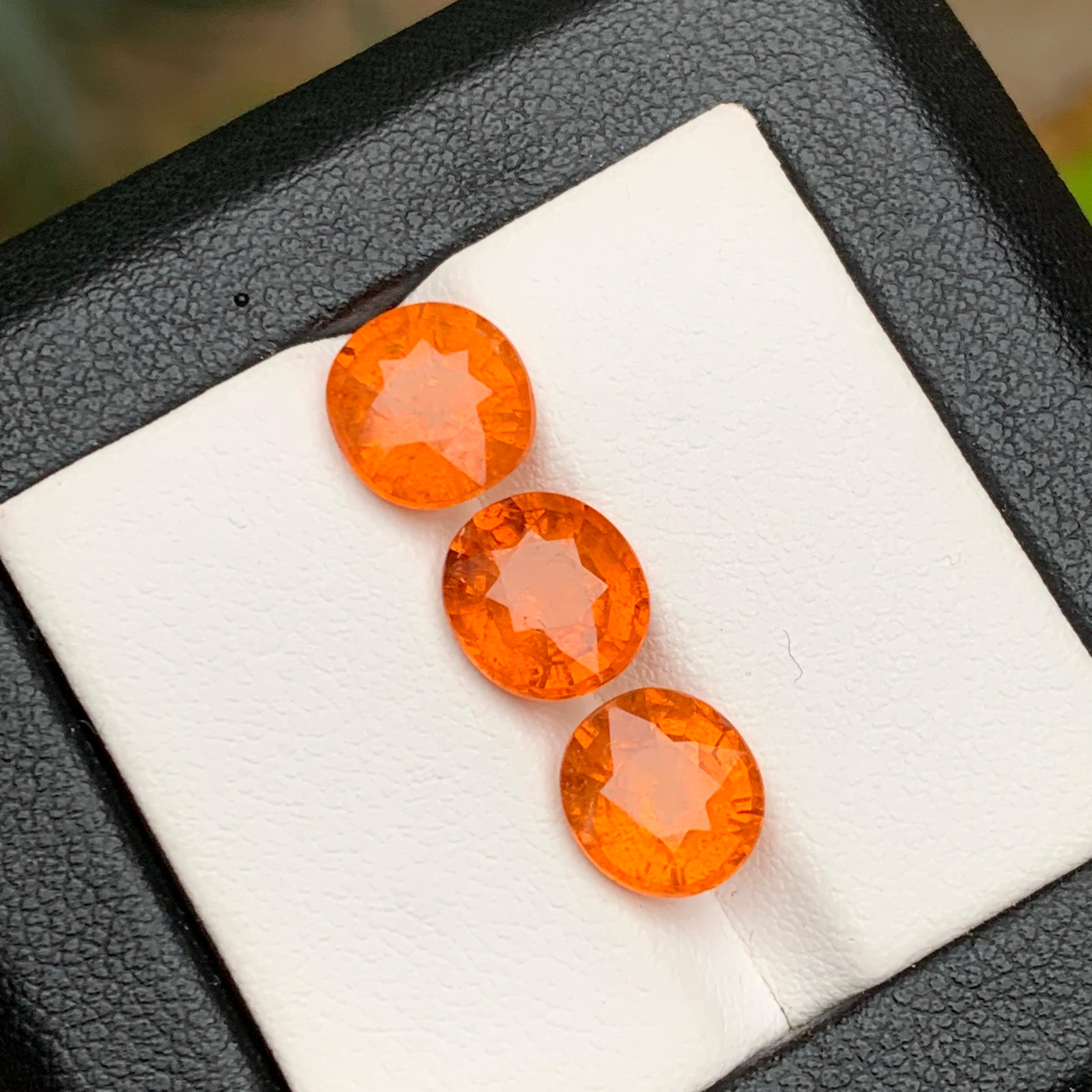 ¡¡¡Vivid Fanta Naranja Natural Spessartite/Spessartine/Mandarin Granate Lote de piedras preciosas sueltas para el anillo, collar colgante, pulsera o cualquier otra joyería de ajuste Oval Cushion Cut!!!

💎 TIPO DE GEMA: Granate