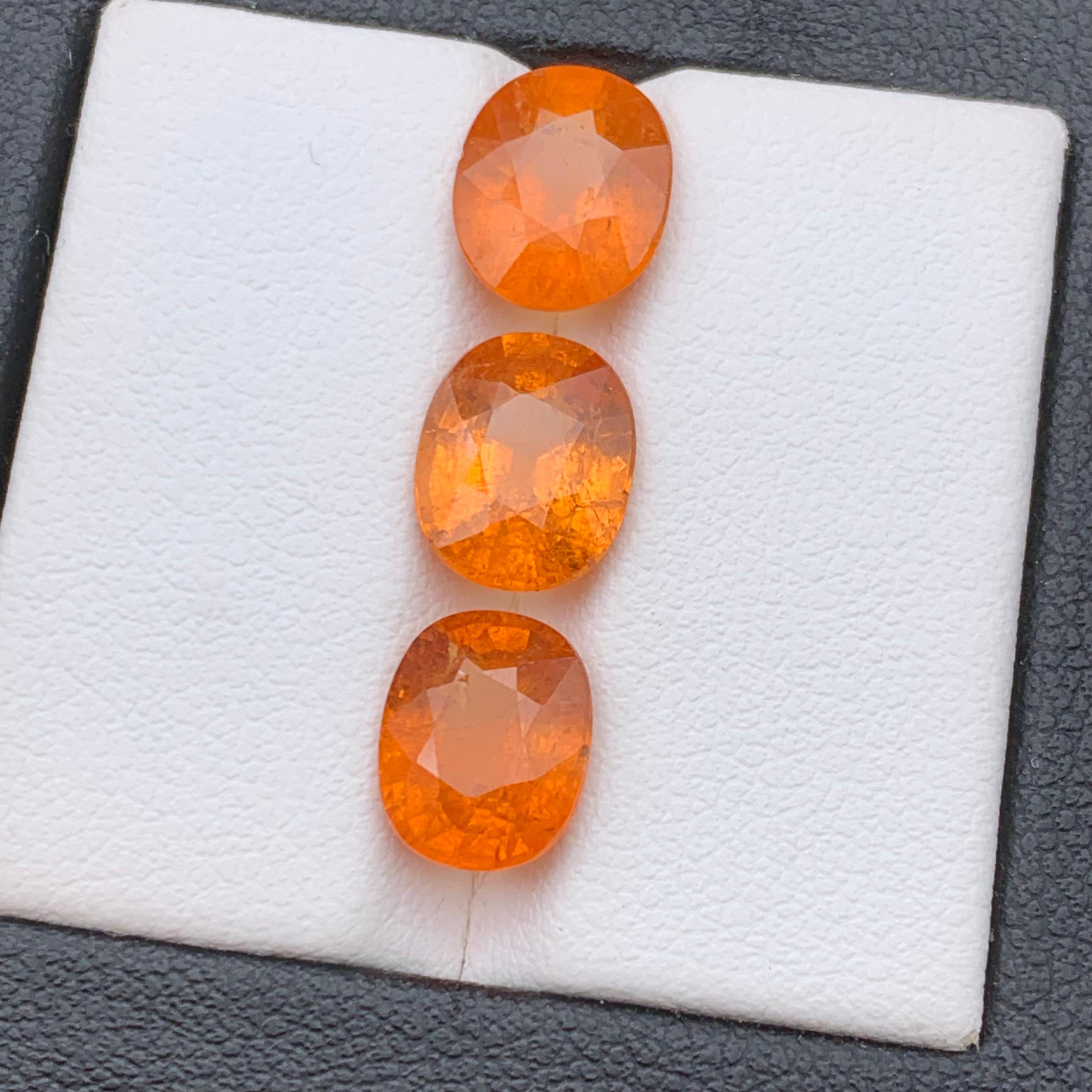 Vivid Fanta Orange Natürlicher Spessartit/Spessartine/Mandarin Granat 9,95 Karat-Schmuck im Angebot 4