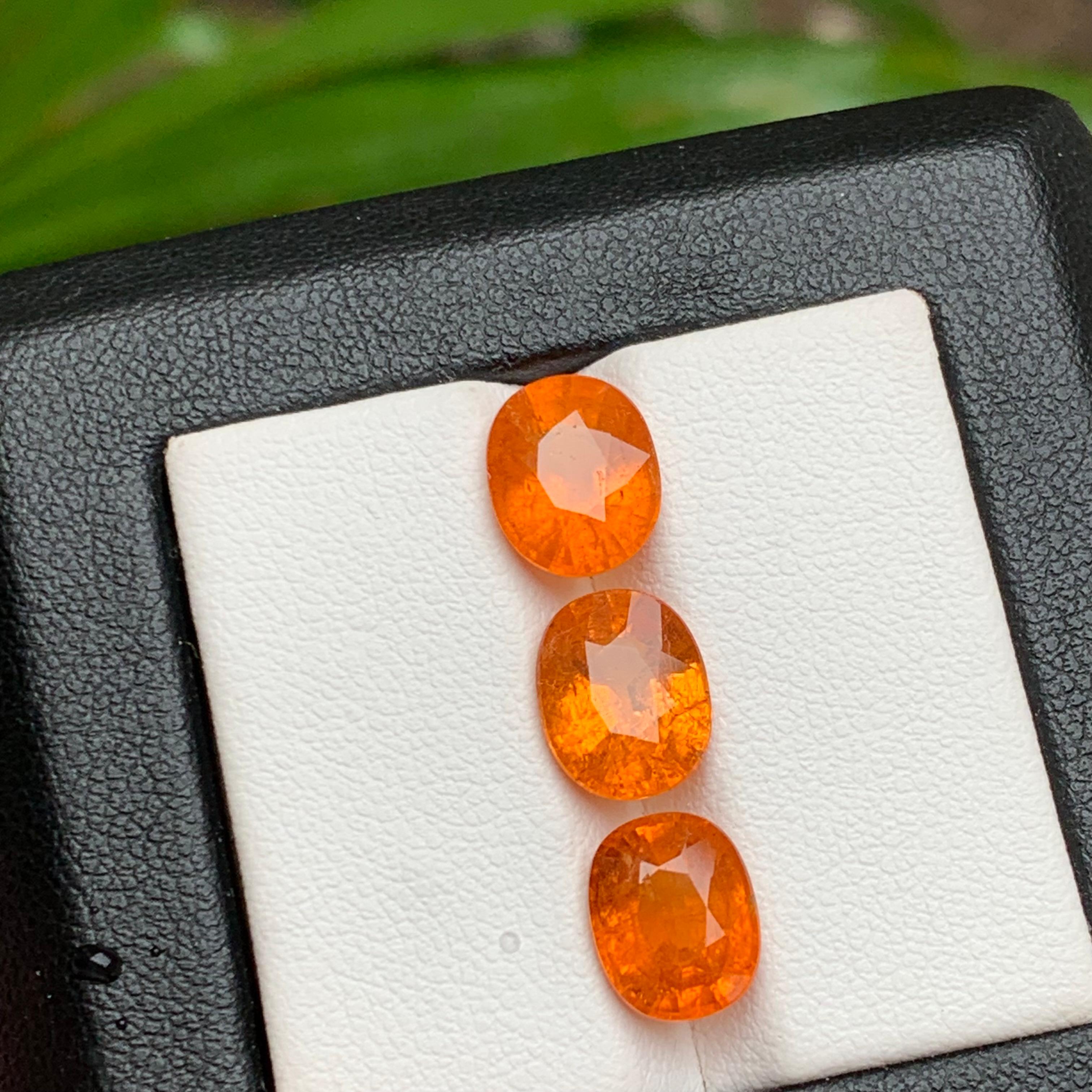 Vivid Fanta Orange Natürlicher Spessartit/Spessartine/Mandarin Granat 9,95 Karat-Schmuck im Zustand „Neu“ im Angebot in Peshawar, PK