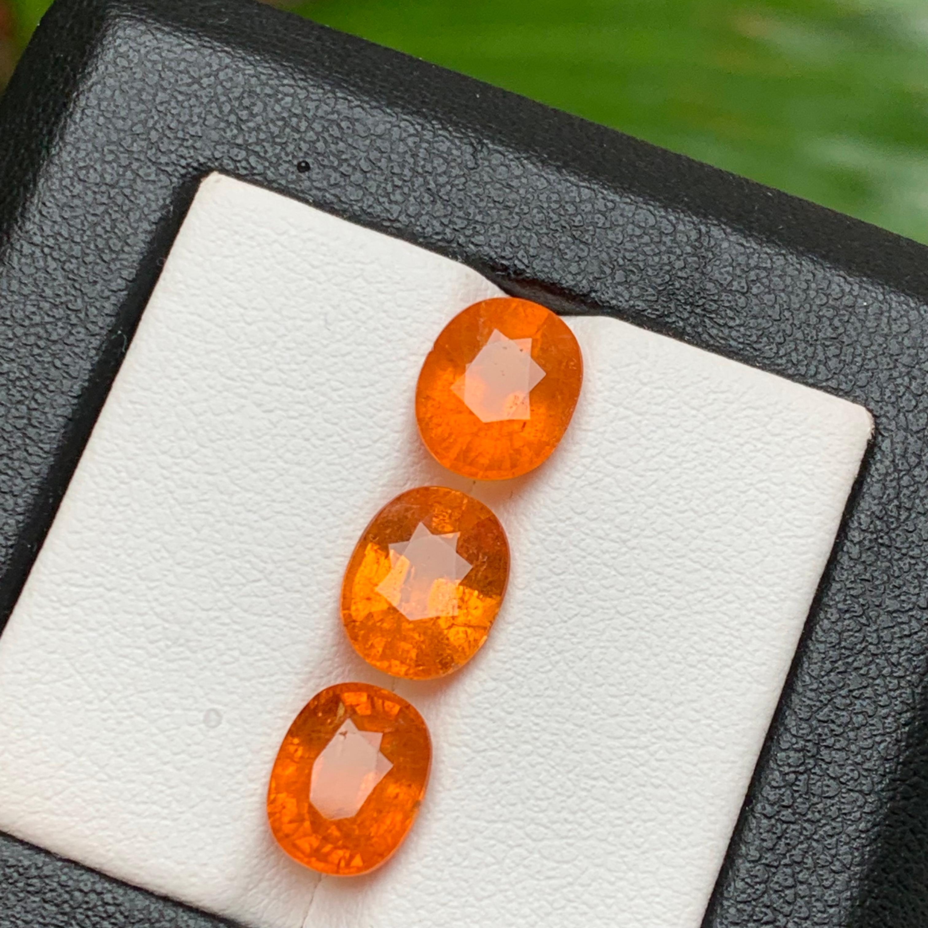 Vivid Fanta Orange Natürlicher Spessartit/Spessartine/Mandarin Granat 9,95 Karat-Schmuck im Angebot 1