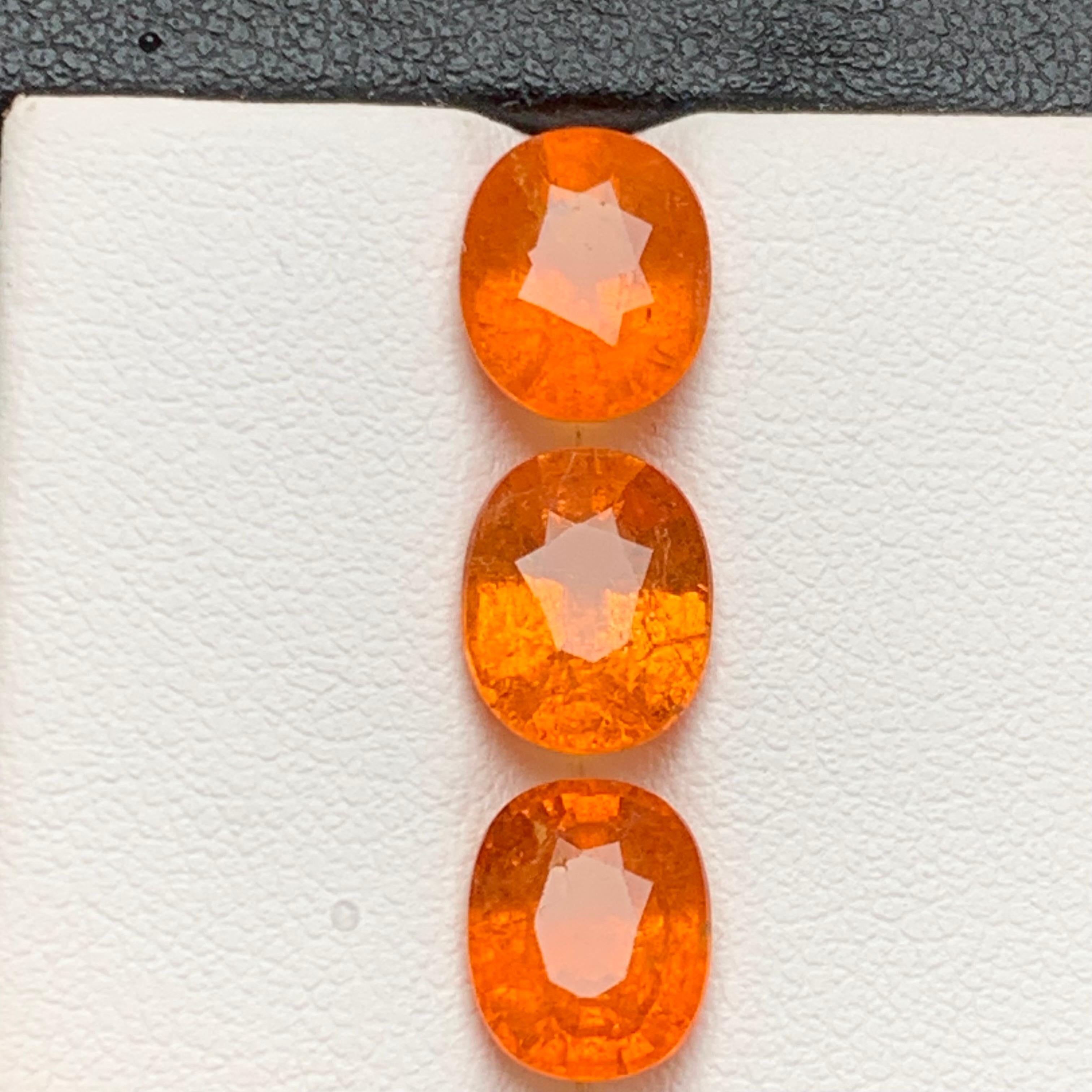 Vivid Fanta Orange Natürlicher Spessartit/Spessartine/Mandarin Granat 9,95 Karat-Schmuck im Angebot 3