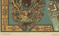 Vivid German Renaissance Art: Painted Sculpture and Heraldry, Published in 1887