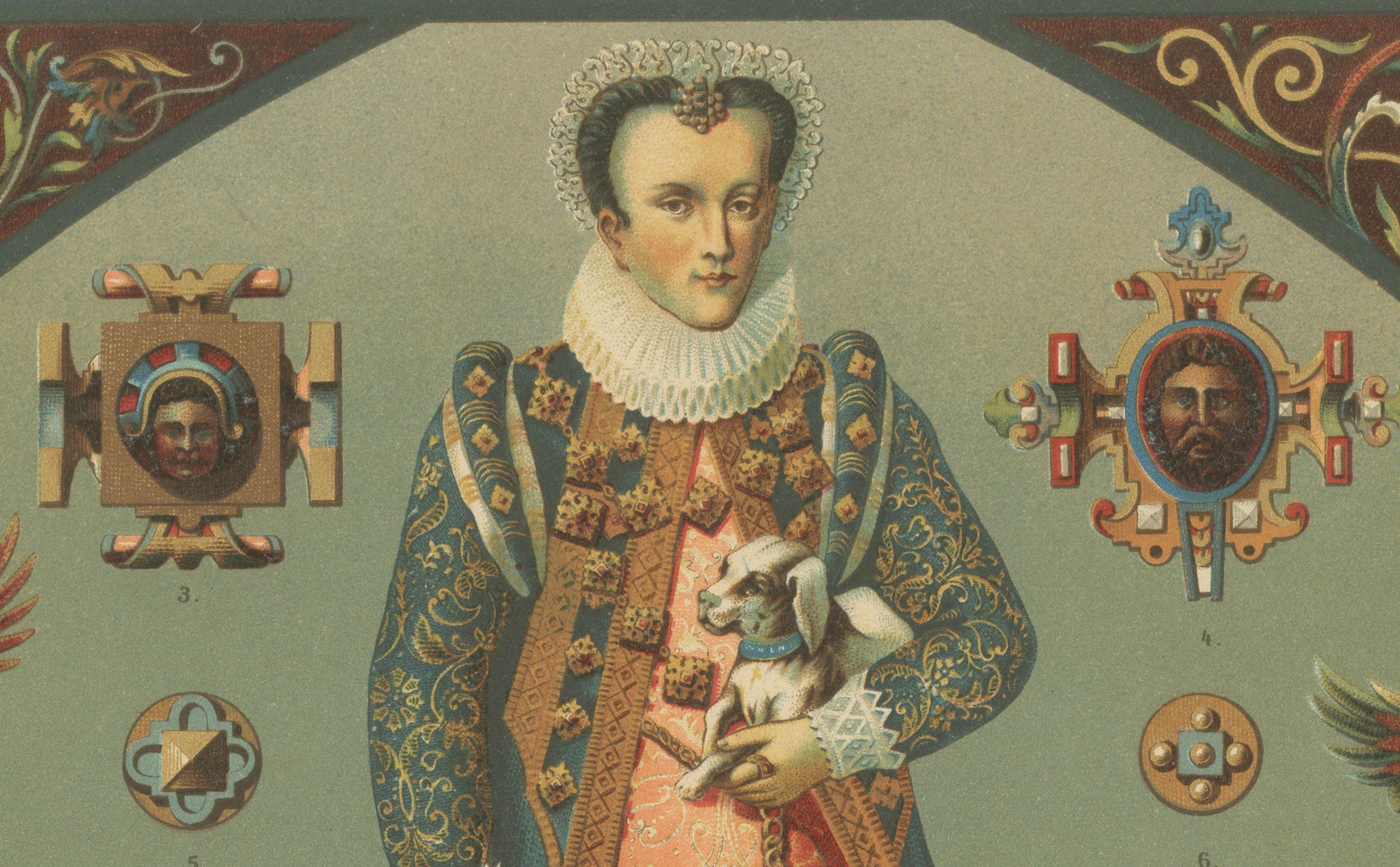Vivid German Renaissance Art: Painted Sculpture and Heraldry, Published in 1887 For Sale 2