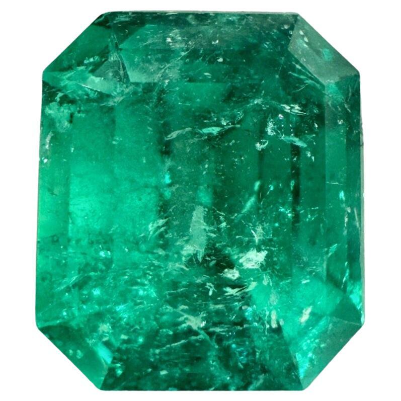 Gema Esmeralda Colombiana Verde Intenso de 4,26 Quilates - Piedra de Nacimiento de Mayo
